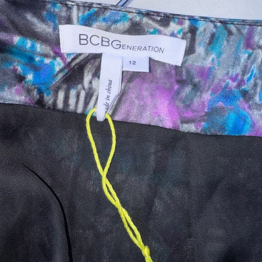 BCBGeneration Abstract Maxi Skirt Size 12